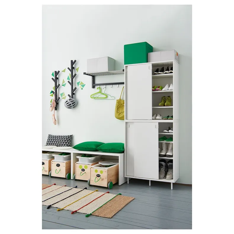 IKEA MACKAPÄR МАККАПЕР, шафа для взуття, білий, 80x35x102 см 503.347.51 фото №6