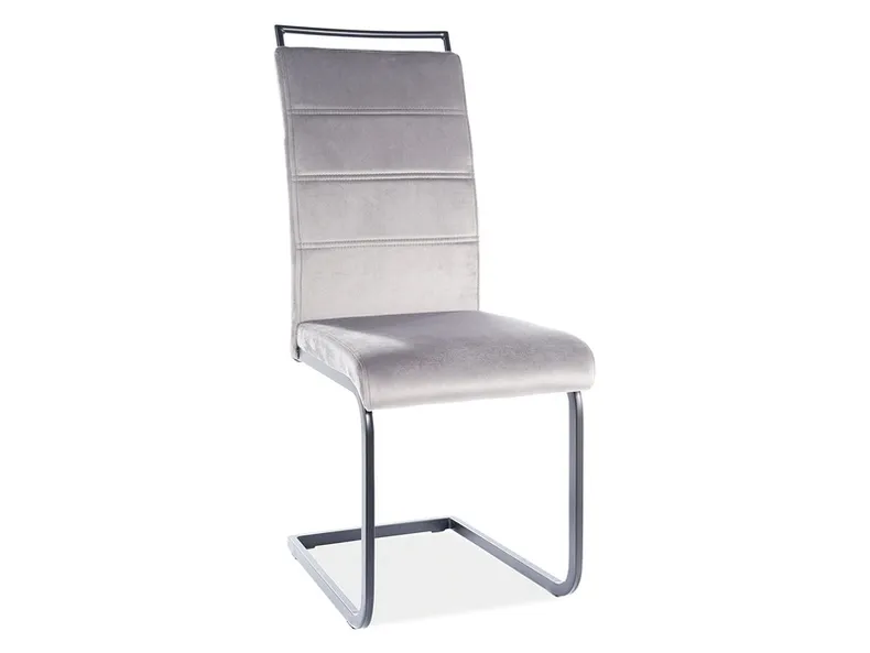 Кухонный стул SIGNAL H-441 Velvet, серый фото №7