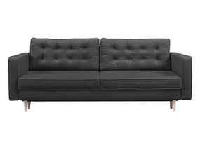 BRW Трехместный диван Tivoli раскладной диван с велюровым ящиком для хранения графит, Riviera 95 SO3-TIVOLI-3DL-G1_B8487D фото