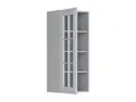 BRW Верхний кухонный шкаф Верди 40 см левый с дисплеем светло-серый матовый, греноловый серый/светло-серый матовый FL_G_40/95_LV-SZG/JSZM фото thumb №3