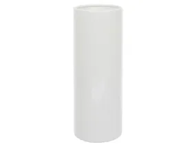 BRW Керамическая цилиндрическая ваза белого цвета 091702 фото