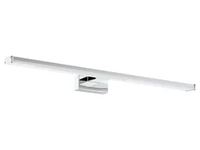 BRW Настінний світлодіодний світильник для ванної кімнати Pandella з алюмінію та срібла 063206 фото