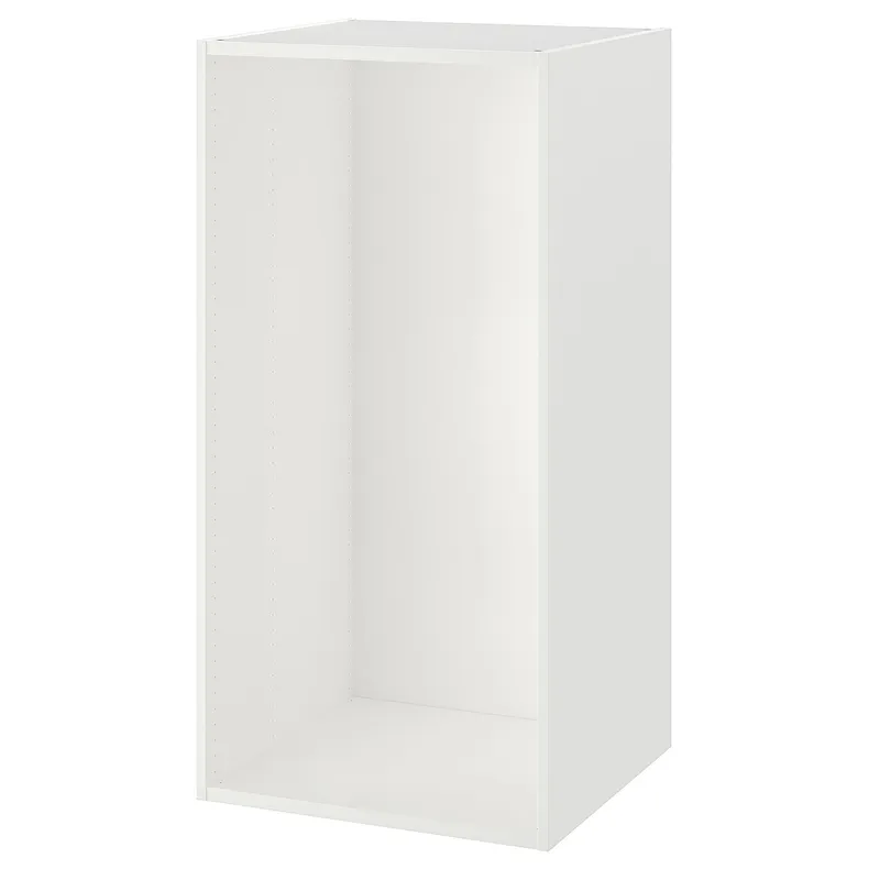 IKEA PLATSA ПЛАТСА, каркас, білий, 60x55x120 см 503.309.46 фото №1