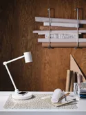 IKEA NYMÅNE НЮМОНЕ, робоча лампа з функц бездрот зарядж, білий 104.486.03 фото thumb №6