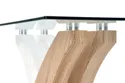 Кухонний стіл HALMAR VILMER 160x90 см дуб сонома / білий фото thumb №3