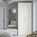 IKEA PAX ПАКС / BERGSBO БЕРГСБУ, гардероб, білий / білий, 100x60x236 см 495.006.28 фото thumb №3