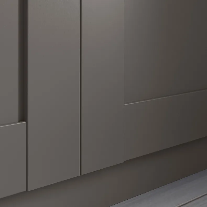 IKEA BERGSBO БЕРГСБУ, дверца с петлями, тёмно-серый, 50x195 см 794.362.40 фото №3