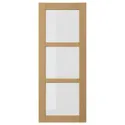 IKEA FORSBACKA ФОРСБАККА, стеклянная дверь, дуб, 40x100 см 505.652.56 фото thumb №1
