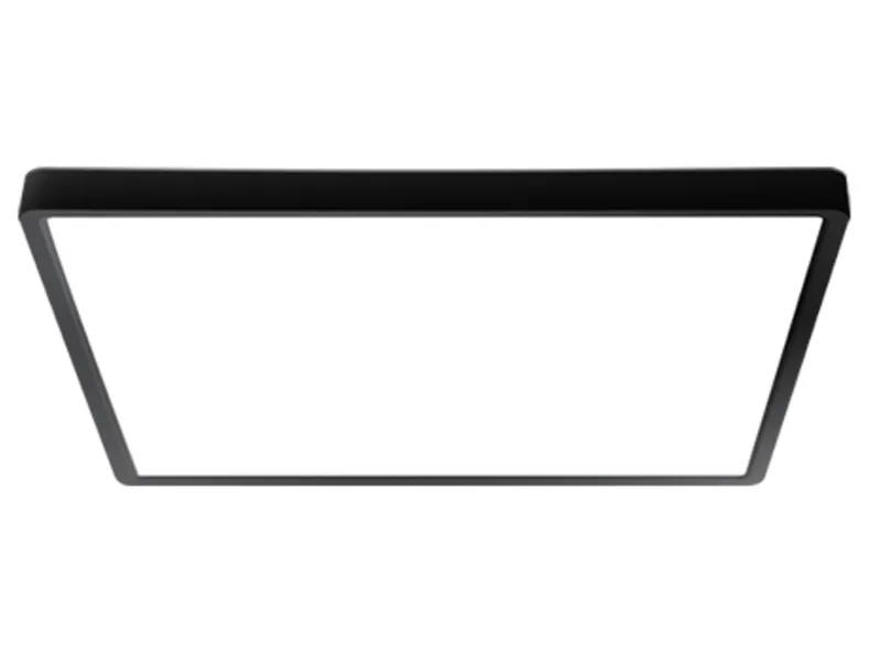 BRW Світлодіодний плафон Bastia зі змінним кольором світла чорний 091959 фото №1