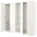 IKEA PAX ПАКС / FORSAND ФОРСАНД, гардероб, белый / белый, 250x60x236 см 494.943.35 фото thumb №1
