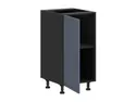 BRW Нижний кухонный шкаф Верди 40 см левый мистик матовый, черный/матовый FL_D_40/82_L-CA/MIM фото thumb №3