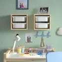 IKEA TROFAST, настенный шкаф, Светлая сосна, окрашенная в белый/белый цвет, 32x21x30 см 695.755.14 фото thumb №2