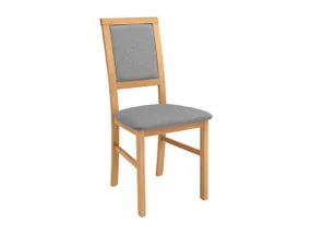 BRW Robi, крісло, Баку 4 Сірий/натуральний дуб TXK_ROBI-TX099-1-TK_BAKU_4_GREY фото