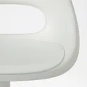 IKEA LOBERGET ЛОБЕРГЕТ / MALSKÄR МАЛЬШЕР, обертовий стілець, білий 194.454.69 фото thumb №4