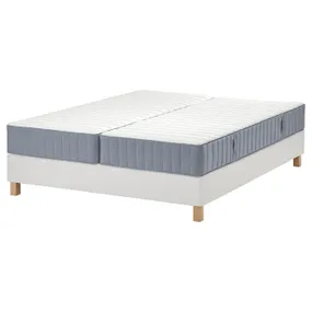 IKEA LYNGÖR ЛЮНГЕР, диван-ліжко, Валевог твердий/середньо-твердий/світло-блакитний білий, 160x200 см 795.523.00 фото