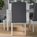 IKEA BERGMUND БЕРГМУНД, стілець, білий/ГУННАРЕД класичний сірий 094.815.99 фото thumb №7