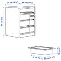 IKEA TROFAST ТРУФАСТ, комбинация д / хранения+контейнеры, белый / белый, 34x44x56 см 794.804.50 фото thumb №4