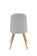 Кухонний стілець HALMAR K214 сірий/дуб медовий фото thumb №6