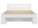BRW Кровать двуспальная с ламелями BRW NEPO PLUS 160х200 см, белый LOZ3S/160-BI фото thumb №2