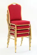 Барный стул HALMAR K66 бордовый, золотая рама фото thumb №3