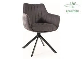 Обеденный стул поворотный SIGNAL AZALIA BREGO 18 - темно-серый фото