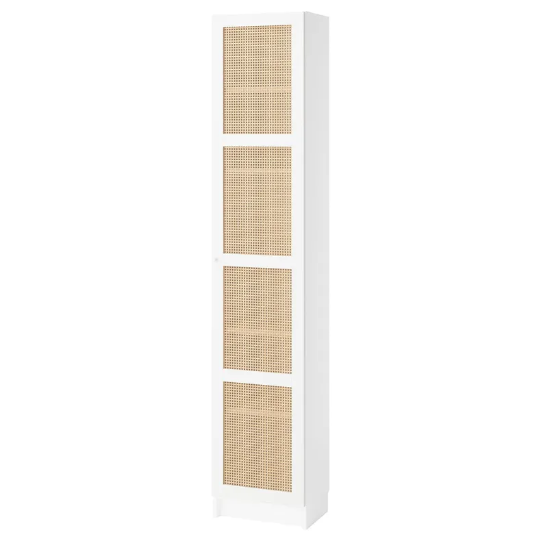 IKEA BILLY БІЛЛІ / HÖGADAL ХЕГАДАЛ, книжкова шафа з дверцятами, білий, 40x30x202 см 295.624.91 фото №1