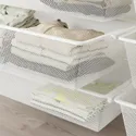 IKEA BOAXEL БОАКСЕЛЬ, сетчатая корзина, белый, 80x40x15 см 904.586.07 фото thumb №2