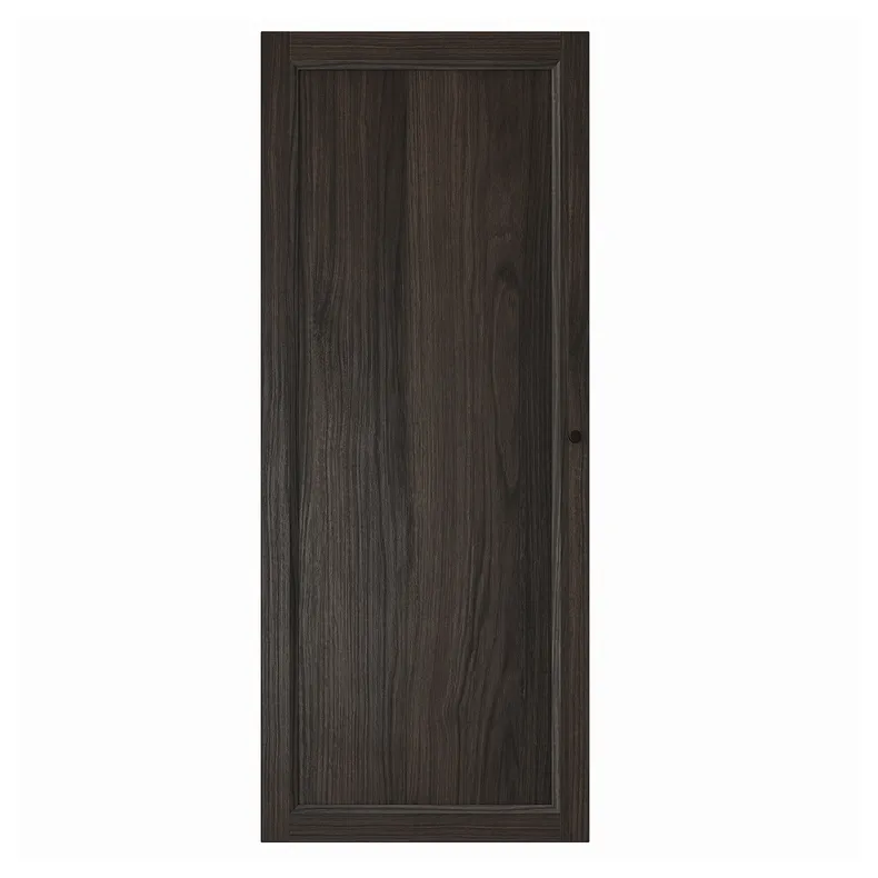 IKEA OXBERG ОКСБЕРГ, дверь, темно-коричневая имитация дуб, 40x97 см 704.928.91 фото №1