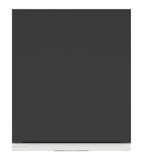 BRW Верхний кухонный шкаф Sole L6 60 см с вытяжкой слева черный матовый, черный/черный матовый FM_GOO_60/68_L_FL_BRW-CA/CAM/BI фото