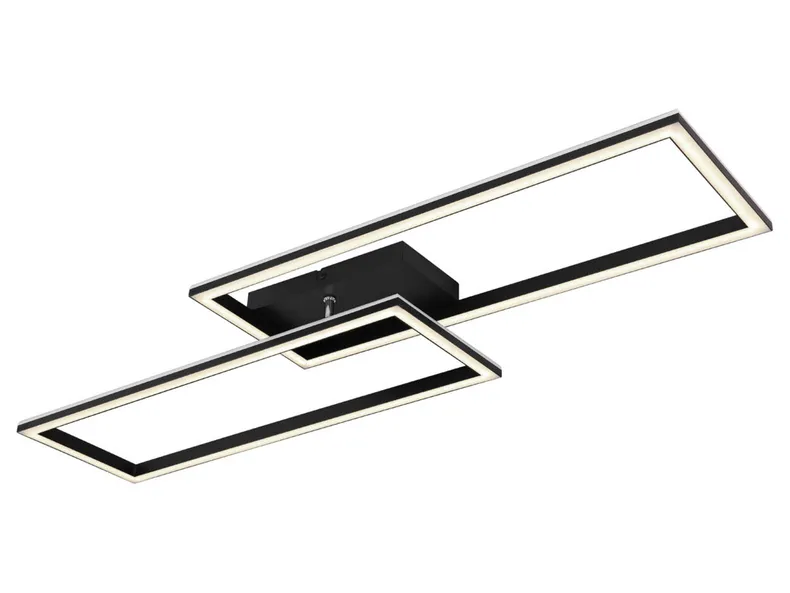 BRW Jepp LED 2-позиционный металлический потолочный светильник черный 091507 фото №1