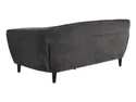 BRW Трехместный диван Ria 3 стеганый велюр черный SO-RIA-3S--VIC_69AC фото thumb №3