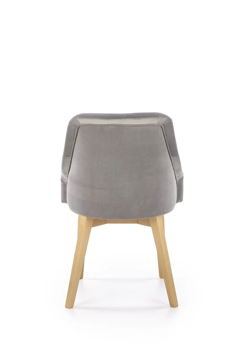 Кухонный стул HALMAR TOLEDO 2 дуб медовый/серый фото №9