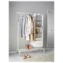IKEA RIGGA РІГГА, штанга для одягу, білий 502.316.30 фото thumb №2