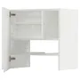 IKEA METOD МЕТОД, навесной шкаф д / вытяжки / полка / дверь, белый / Воксторп матовый белый, 60x60 см 195.053.40 фото