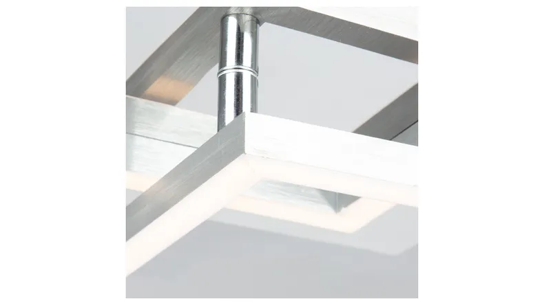 BRW Frame LED 2-позиционный металлический потолочный светильник серебристый 085524 фото №2