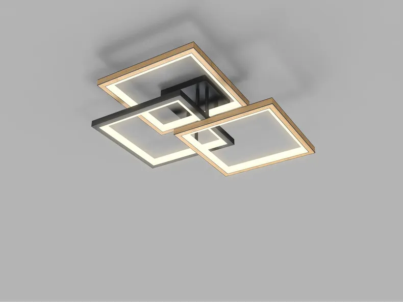 BRW Matera LED 3-точечный потолочный светильник с диммером черный 091116 фото №2