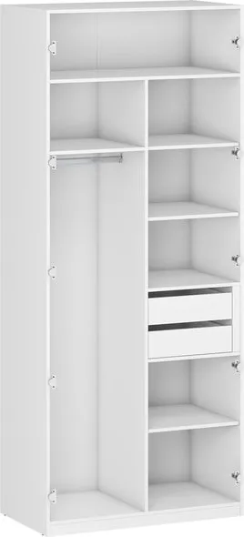 Модульна гардеробна система HALMAR FLEX - корпус k5 100x54 см білий фото