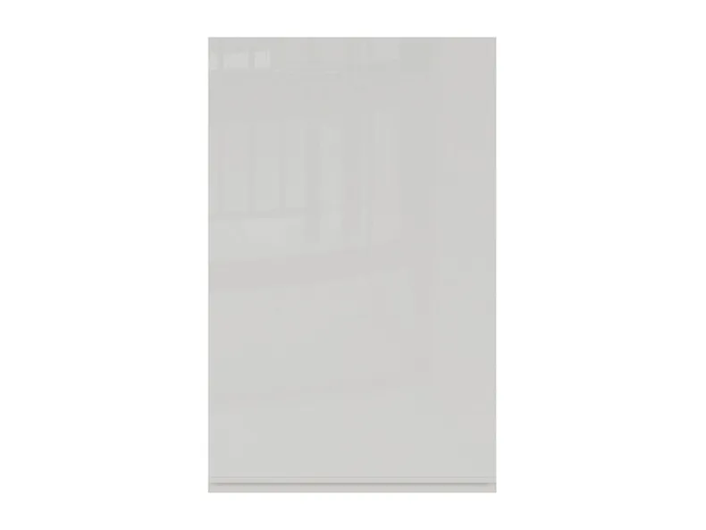 BRW Верхний кухонный шкаф Sole 60 см левый светло-серый глянец, альпийский белый/светло-серый глянец FH_G_60/95_L-BAL/XRAL7047 фото №1