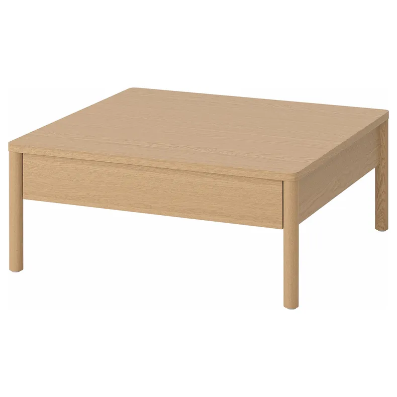 IKEA TONSTAD ТОНСТАД, журнальный стол, дуб, 84x82 см 104.893.11 фото №1