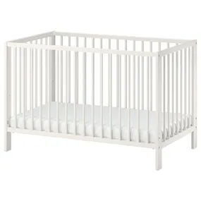 IKEA GULLIVER ГУЛЛІВЕР, ліжко для немовлят, білий, 60x120 см 102.485.19 фото