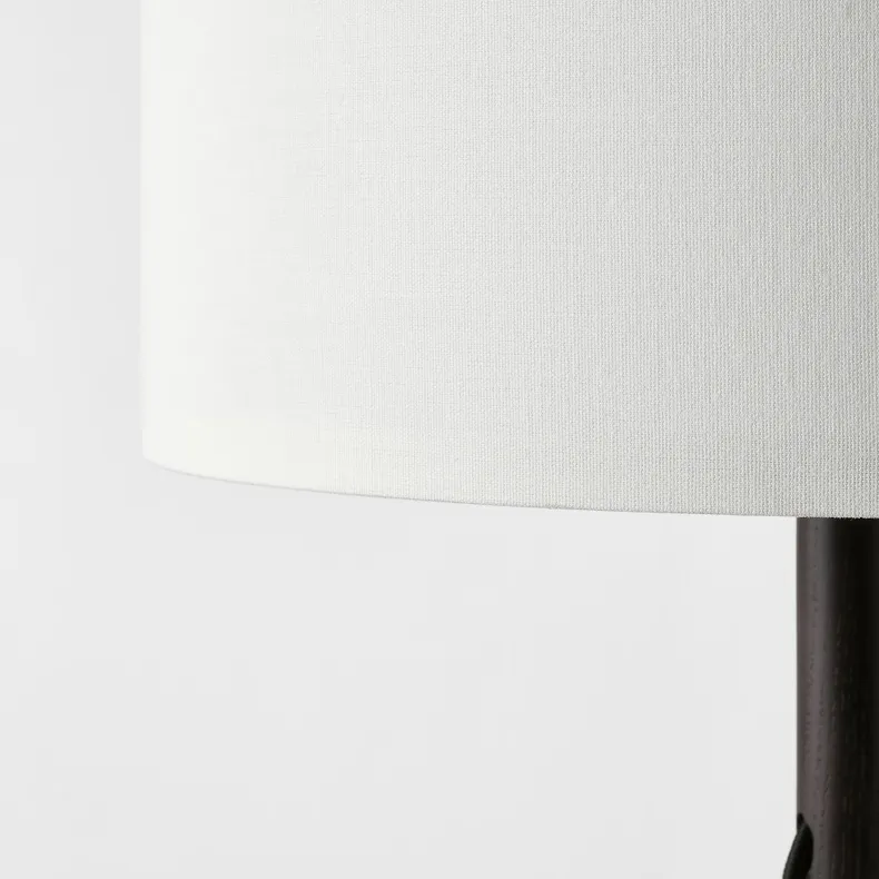 IKEA LAUTERS ЛАУТЕРС, лампа настольная, коричневый пепел / белый 004.049.06 фото №4