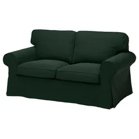 IKEA EKTORP ЕКТОРП, чохол для 2-місного дивана, Талміра темно-зелена 905.170.89 фото