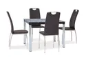 Стол обеденный стеклянный SIGNAL DAMAR, серый, 60x80 фото thumb №11