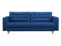 BRW тримісний диван Tivoli розкладний з ящиком для зберігання темно-синій велюр, Riviera 81 Blue SO3-TIVOLI-3DL-G1_B8487C фото thumb №1