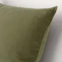 IKEA SANELA САНЕЛА, чохол на подушку, оливково-зелений, 50x50 см 804.792.00 фото thumb №2