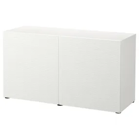 IKEA BESTÅ БЕСТО, комбинация для хранения с дверцами, белый / Лаксвикен белый, 120x42x65 см 693.245.54 фото