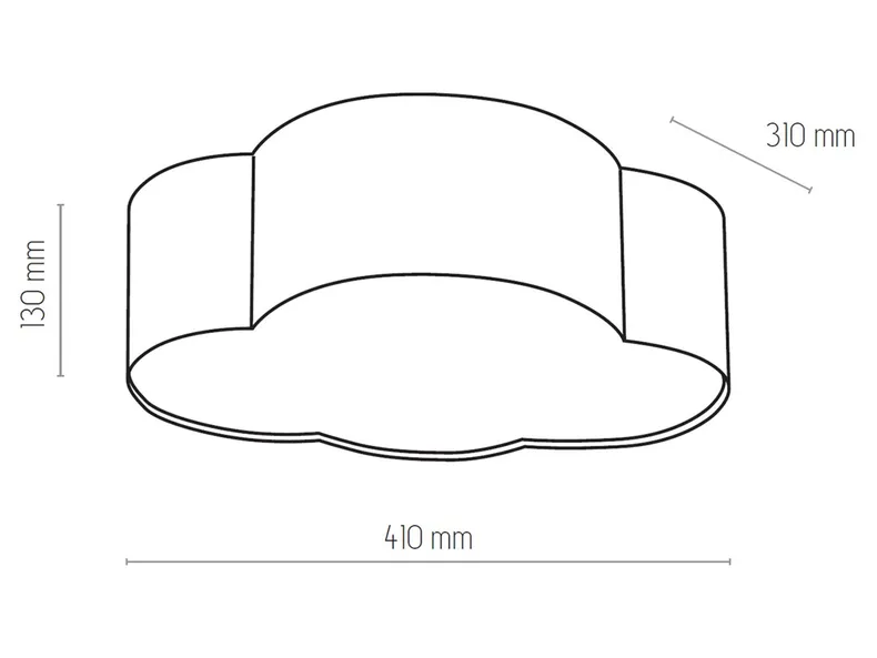 BRW Could, Дитячий стельовий світильник 087925 фото №2