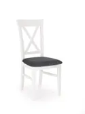 Кухонний стілець HALMAR BERGAMO білий/сірий фото thumb №1