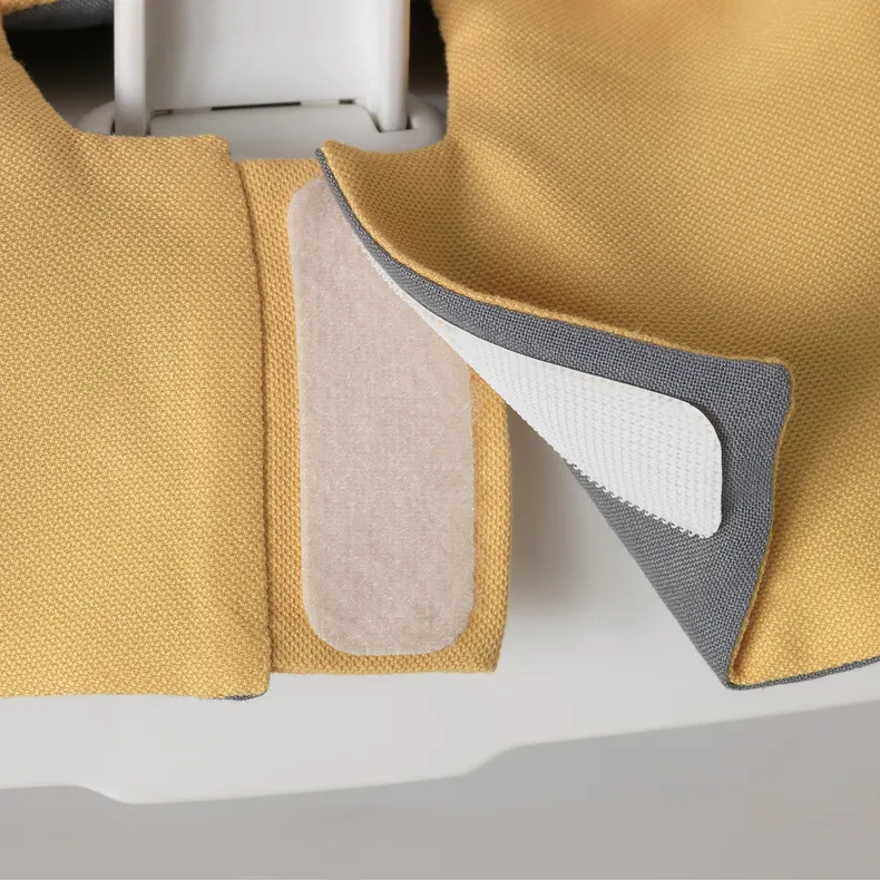 IKEA LANGUR ЛАНГУР, подушка-чохол для стільчика для год, жовтий 303.469.86 фото №4