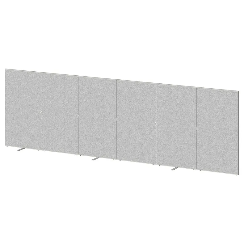 IKEA SIDORNA СІДОРНА, ширма, сірий, 480x150 см 993.860.55 фото №1